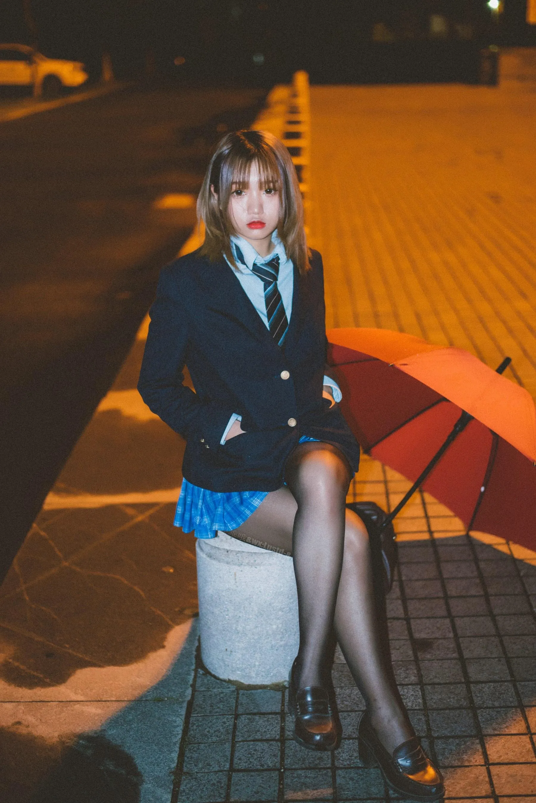柒柒要乖哦 – NO.14 深夜公园JK [36P]插图7